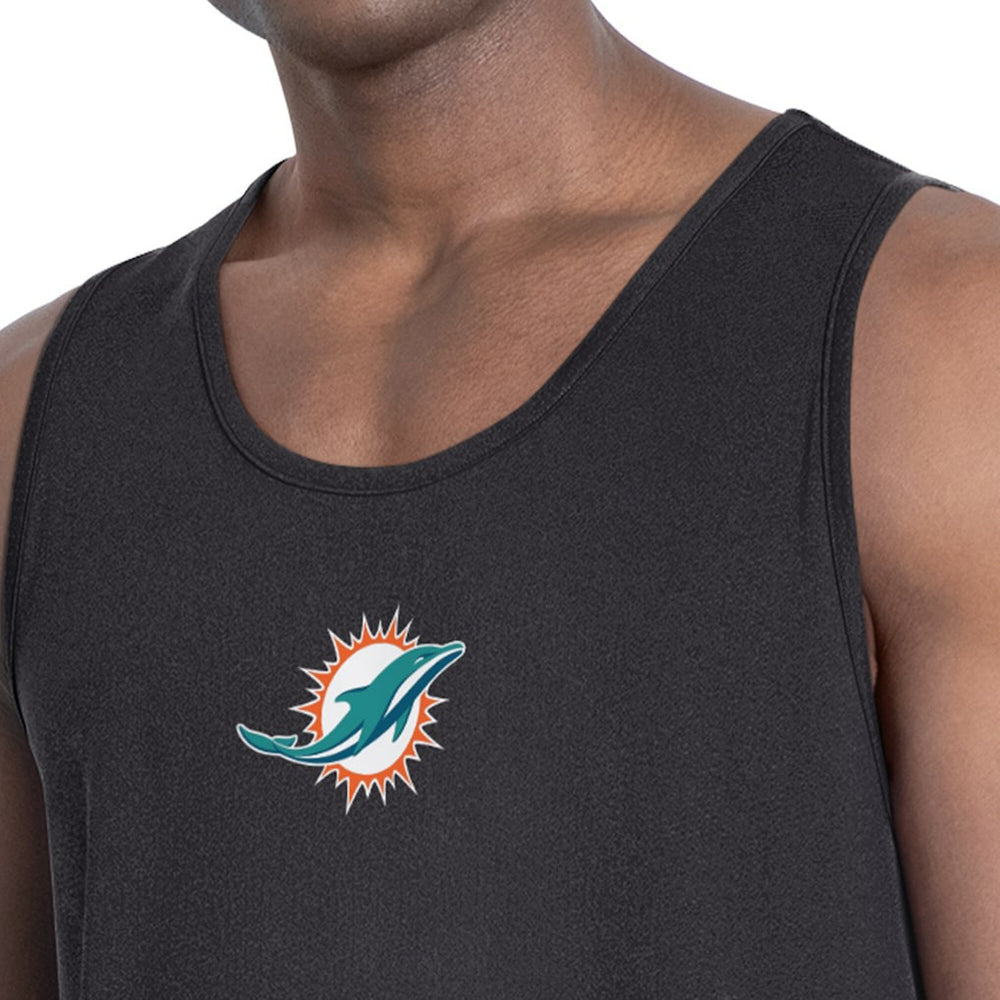 Miami Dolphins MSX by Michael Strahan Energy Tank Top Charcoal