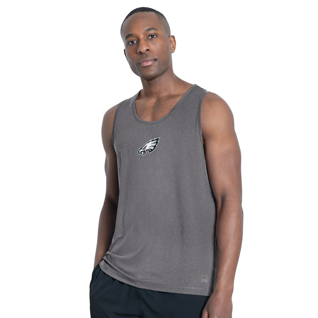 Philadelphia Eagles MSX by Michael Strahan Energy Tank Top Charcoal