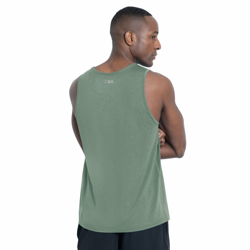Green Bay Packers MSX by Michael Strahan Energy Scoop Neck Tank Top Green