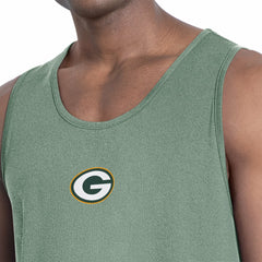 Green Bay Packers MSX by Michael Strahan Energy Scoop Neck Tank Top Green