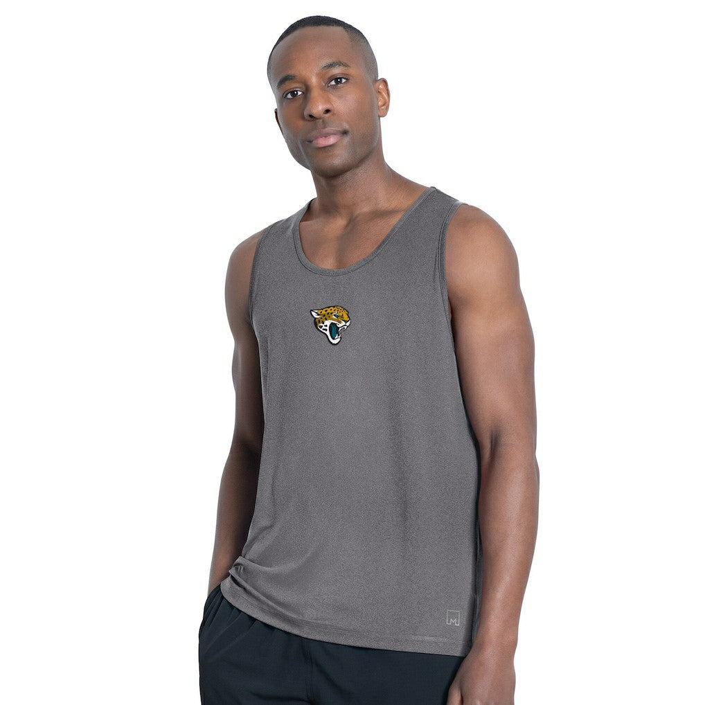Jacksonville Jaguars MSX by Michael Strahan Energy Tank Top Charcoal