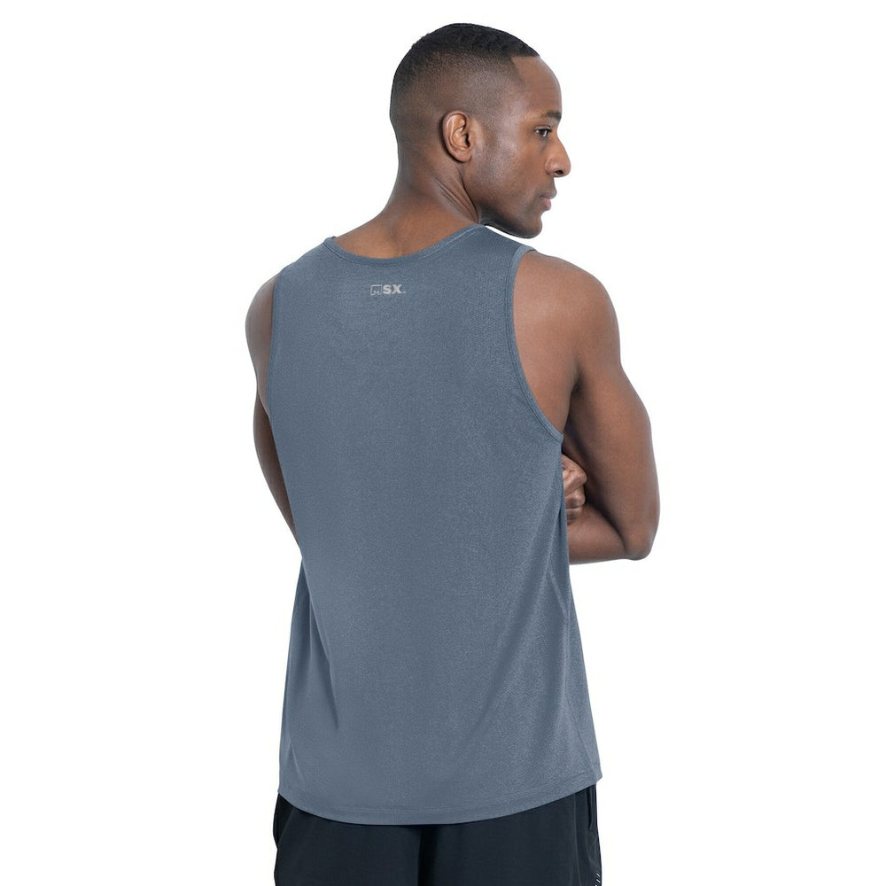 Houston Texans MSX by Michael Strahan Energy Scoop Neck Tank Top Navy