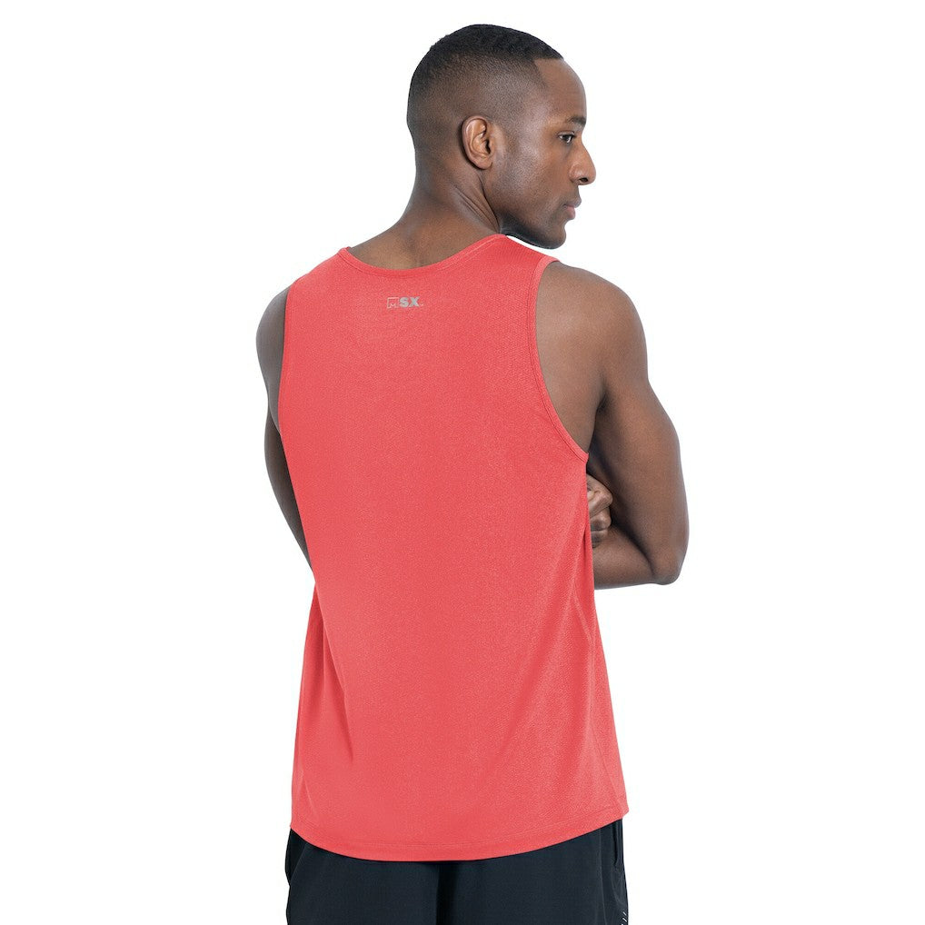 San Francisco 49ers MSX by Michael Strahan Energy Scoop Neck Tank Top Red