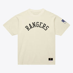 New York Rangers Mitchell & Ness Unisex Arched Team T-Shirt - Cream - NHL 203521586