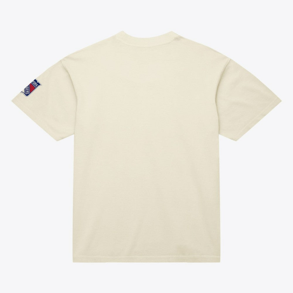 New York Rangers Mitchell & Ness Unisex Arched Team T-Shirt - Cream - NHL 203521586