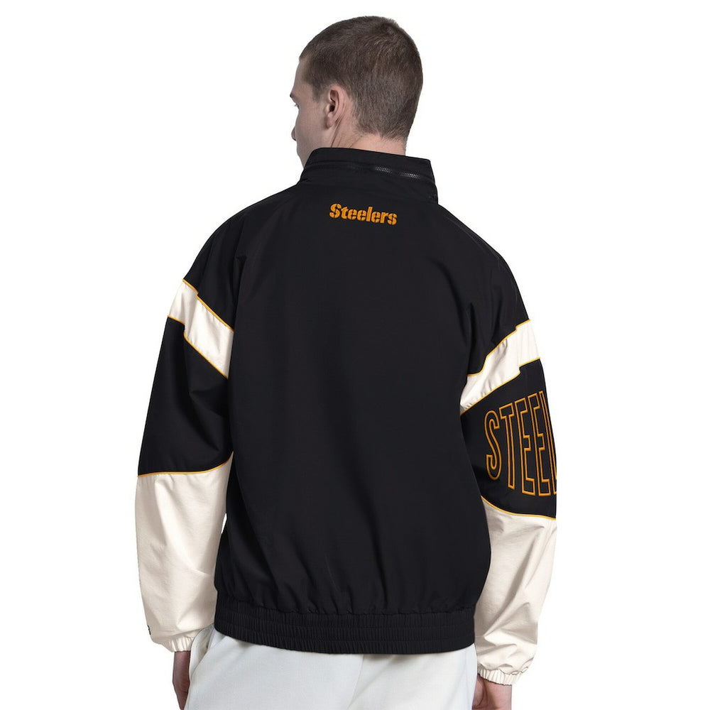 Pittsburgh Steelers Starter The Gust Full-Zip Hooded Jacket Black