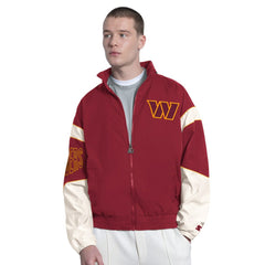 Washington Commanders Starter The Gust Full-Zip Hooded Jacket Burgundy