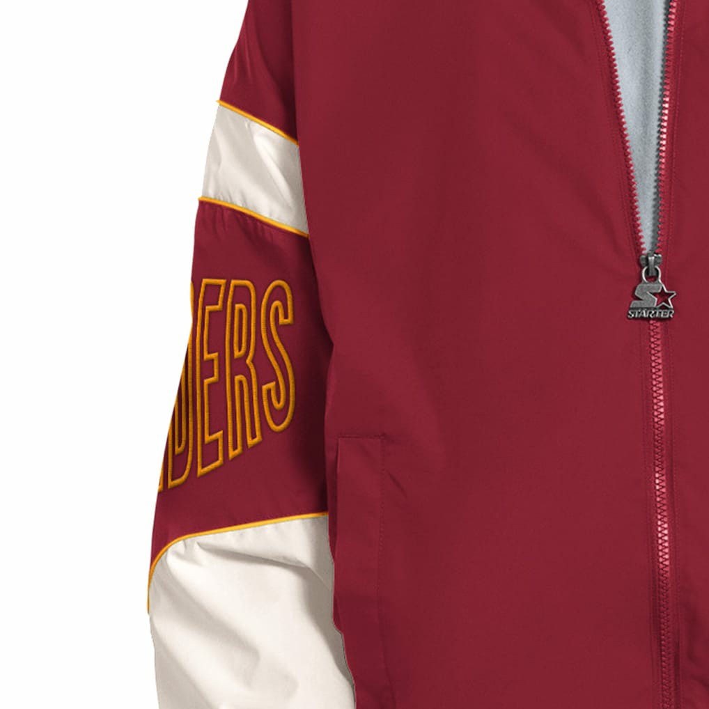 Washington Commanders Starter The Gust Full-Zip Hooded Jacket Burgundy