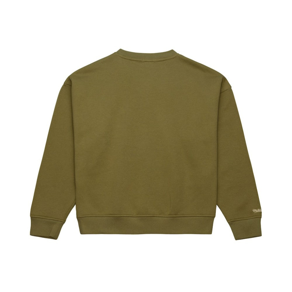 New York Rangers Mitchell & Ness Women's Fleece Sweatshirt - Hunter Green - NHL 203521937