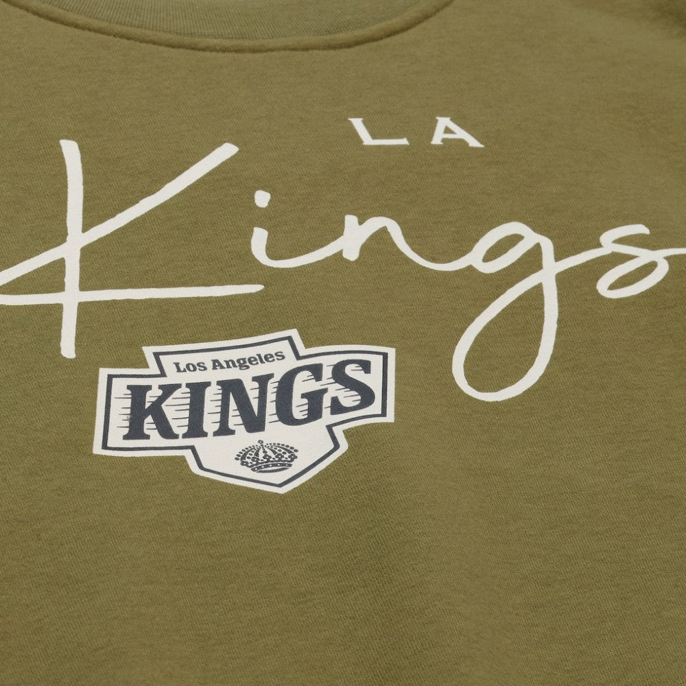 Los Angeles Kings Mitchell & Ness Women's Fleece Sweatshirt - Hunter Green - NHL 203521939