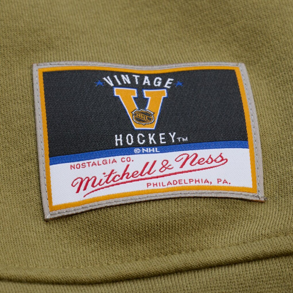 Detroit Red Wings Mitchell & Ness Women's Fleece Sweatshirt - Hunter Green - NHL 203521940