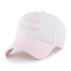 47 brand Dallas Cowboys '47 Women's Gelato Two-Tone Clean Up Adjustable Hat White