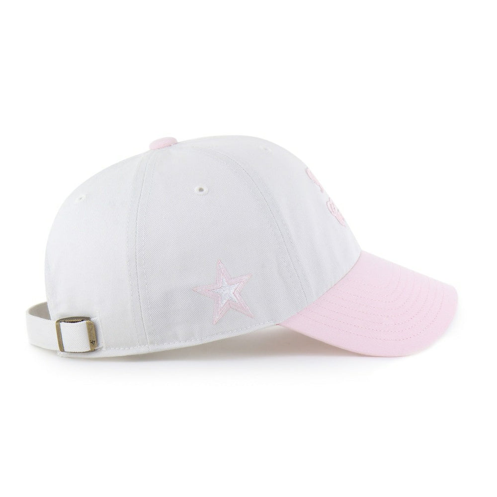 47 brand Dallas Cowboys '47 Women's Gelato Two-Tone Clean Up Adjustable Hat White