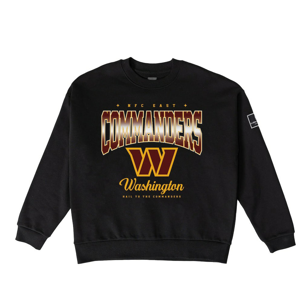 Washington Commanders Gameday Couture Women's Powerhouse Play Premium Fleece Sweatshirt Black