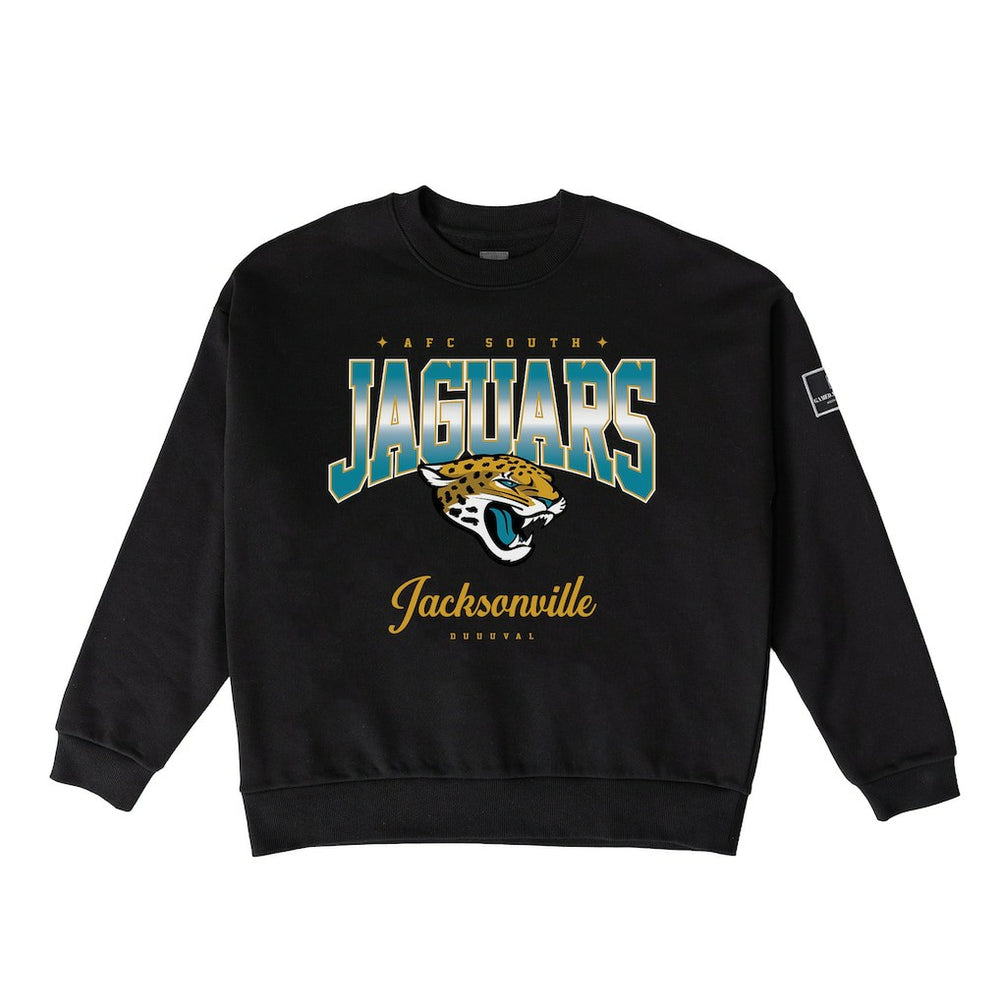 Jacksonville Jaguars Gameday Couture Women's Powerhouse Play Premium Fleece Sweatshirt Black