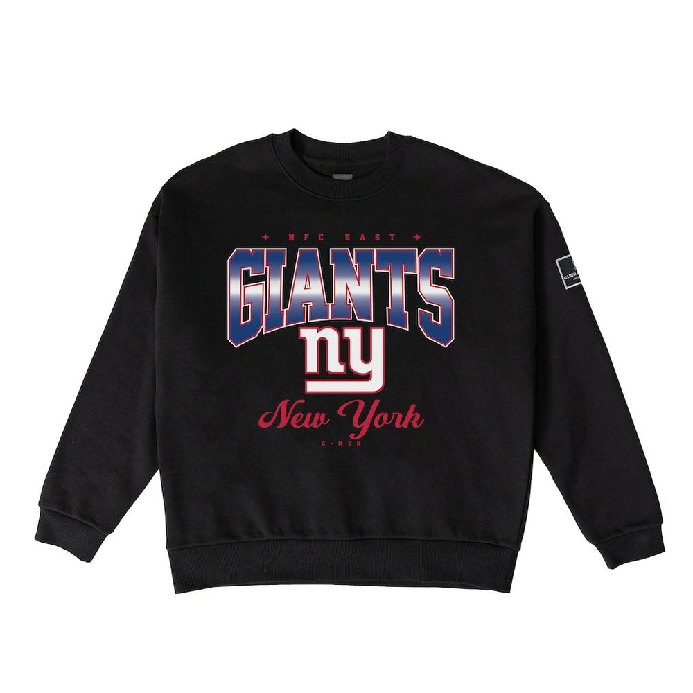 New York Giants Gameday Couture Women's Powerhouse Play Premium Fleece Sweatshirt Black