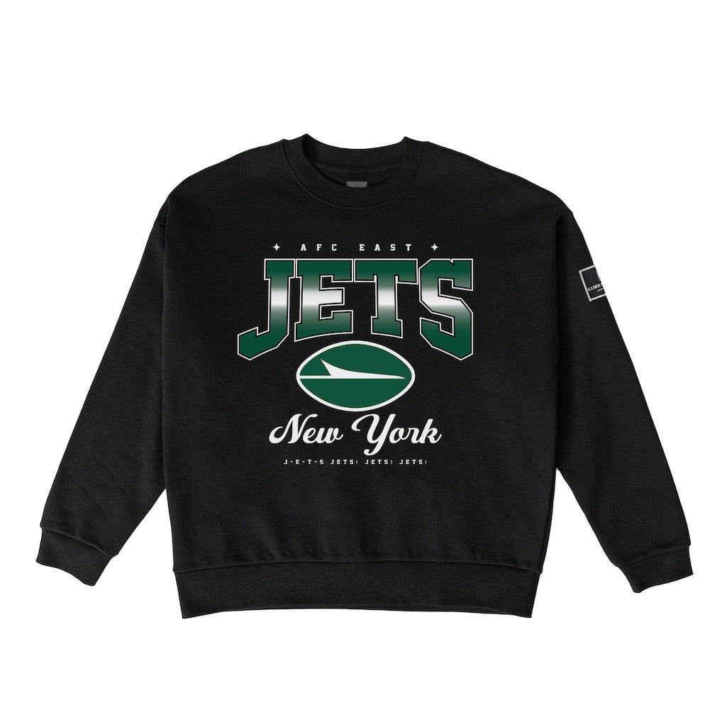 New York Jets Gameday Couture Women's Powerhouse Play Premium Fleece Sweatshirt Black