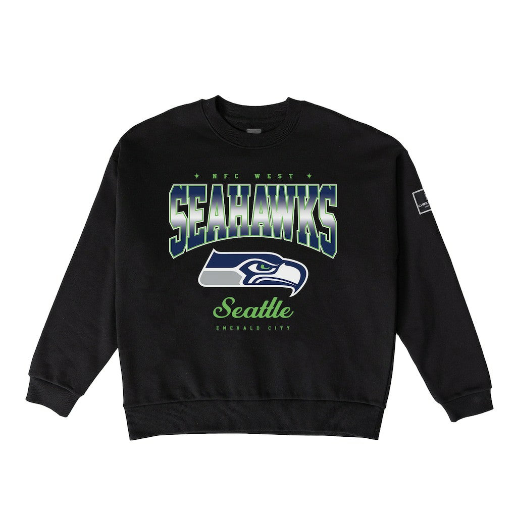 Seattle Seahawks Gameday Couture Women's Powerhouse Play Premium Fleece Sweatshirt Black
