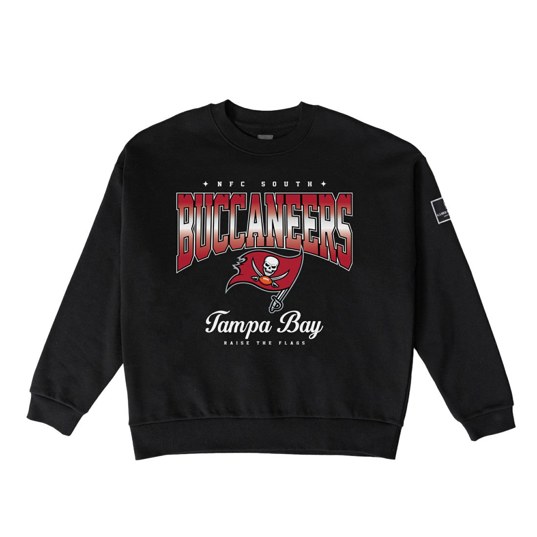 Tampa Bay Buccaneers Gameday Couture Women's Powerhouse Play Premium Fleece Sweatshirt Black