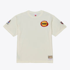 Houston Rockets Hardwood Classics Chainstitch Premium T-Shirt Cream | Mitchell & Ness discount