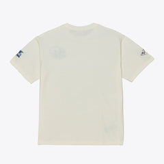 Dallas Mavericks Hardwood Classics Chainstitch Premium T-Shirt for sale Cream | Mitchell & Ness US