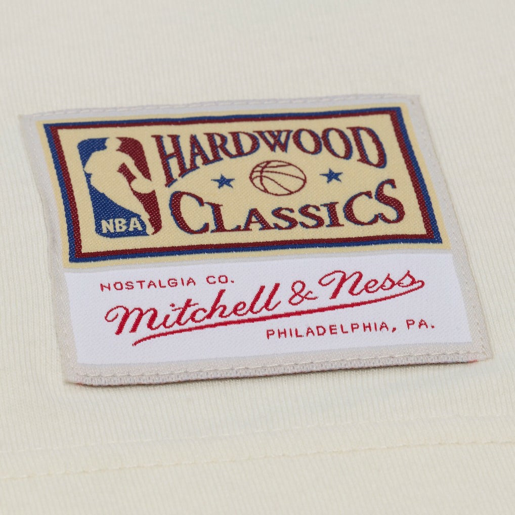 Memphis Grizzlies Hardwood Classics Chainstitch Premium T-Shirt Cream | Mitchell & Ness Near Me
