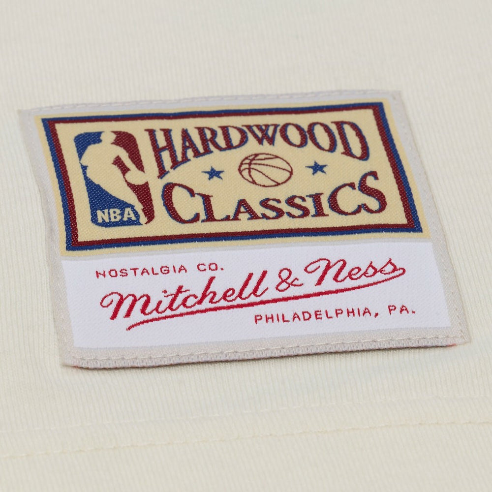 Memphis Grizzlies Hardwood Classics Chainstitch Premium T-Shirt Cream | Mitchell & Ness Near Me