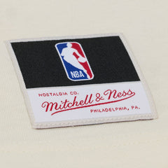 Cleveland Cavaliers Hardwood Classics Chainstitch Premium T-Shirt for sale Cream | Mitchell & Ness discount