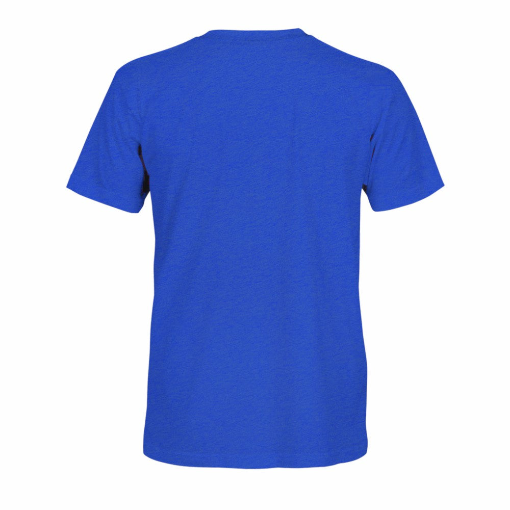 Inter Milan 1863FC Athletic Wordmark Vintage Tri-Blend T-Shirt Blue