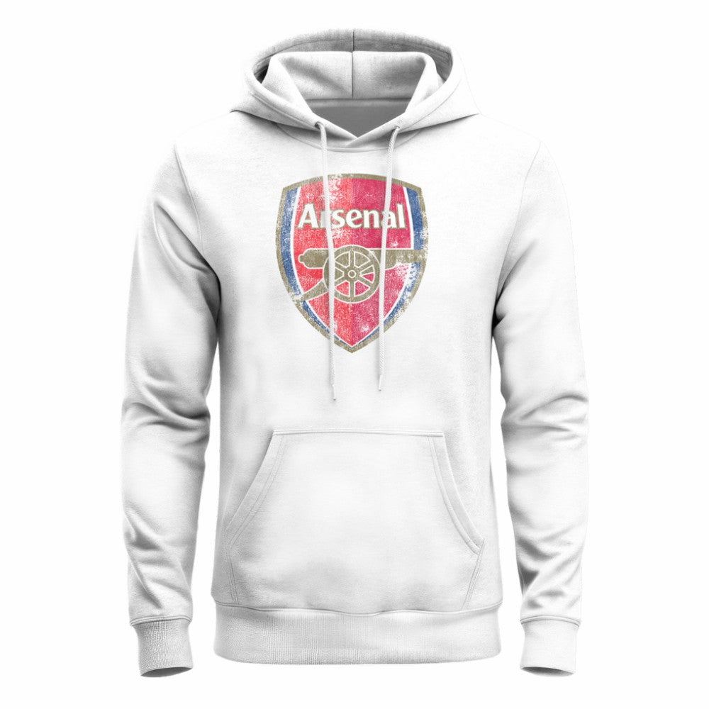 Arsenal 1863FC Color Badge Fleece Hoodie White