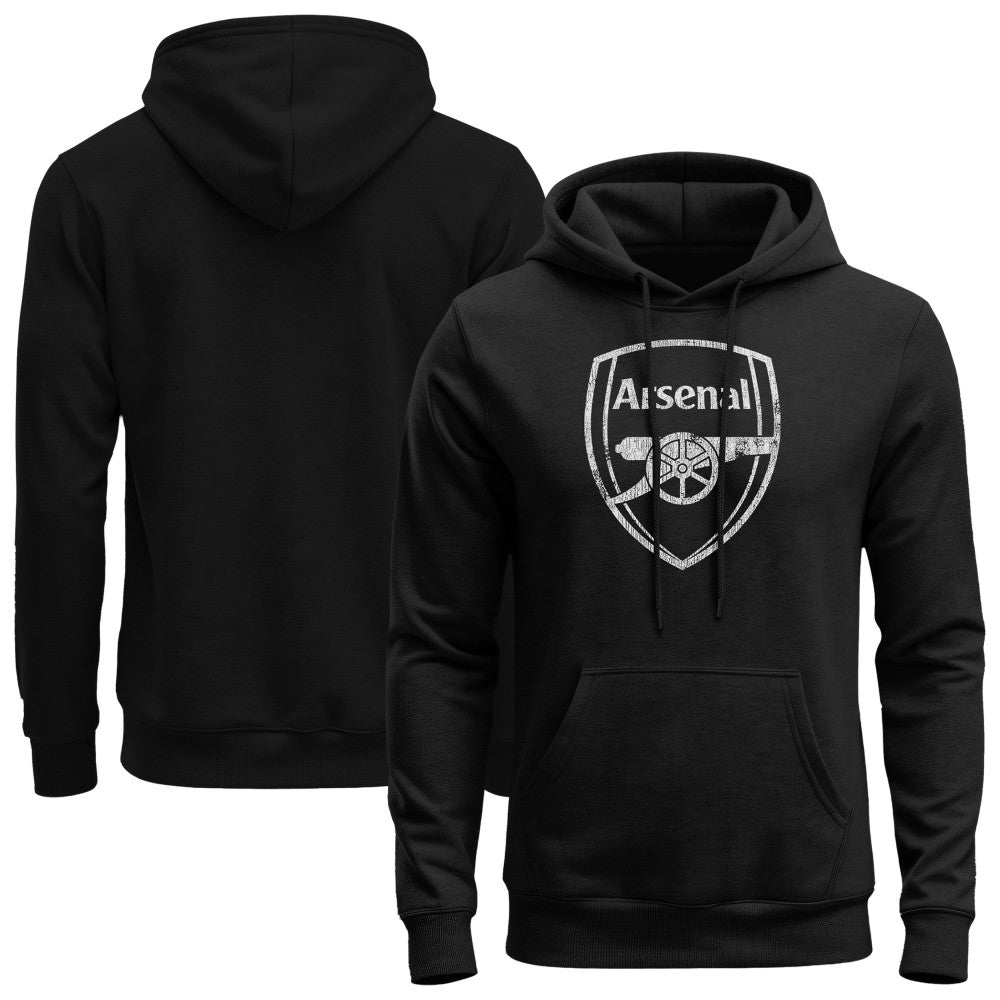 Arsenal 1863FC Mono Badge Fleece Hoodie Black