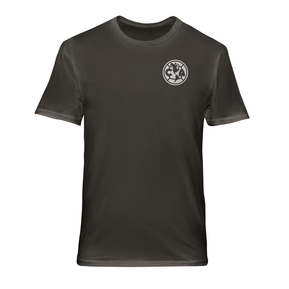 Club America 1863FC Wordmark Cotton T-Shirt Gray