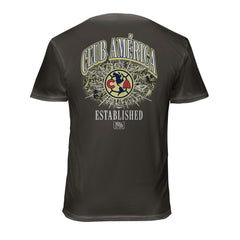 Club America 1863FC Wordmark Cotton T-Shirt Gray