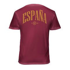 Spain National Team 1863FC Back Wordmark Soft Wash T-Shirt Red