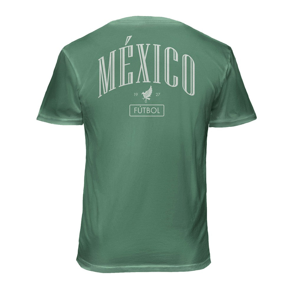 Mexico National Team 1863FC Back Wordmark Soft Wash T-Shirt Green