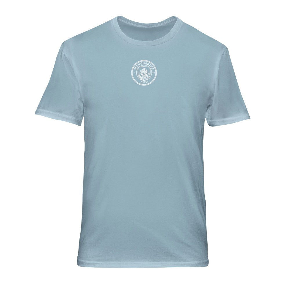 Manchester City 1863FC Back Wordmark Soft Wash T-Shirt Light Blue