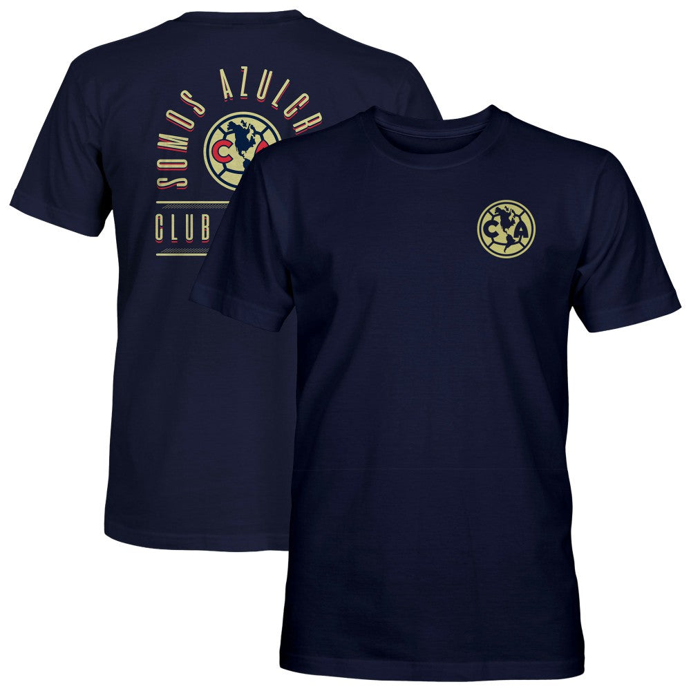 Club America 1863FC True To Glory Heavyweight T-Shirt Navy