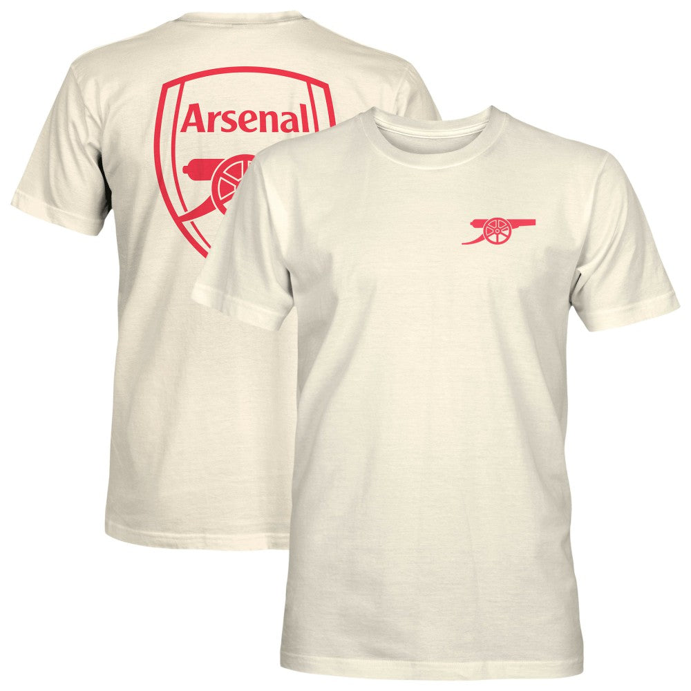 Arsenal 1863FC Emblem Heavyweight T-Shirt Cream