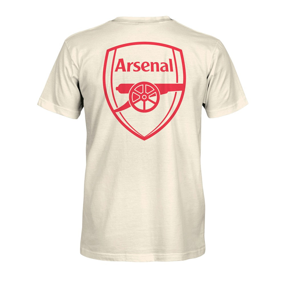 Arsenal 1863FC Emblem Heavyweight T-Shirt Cream