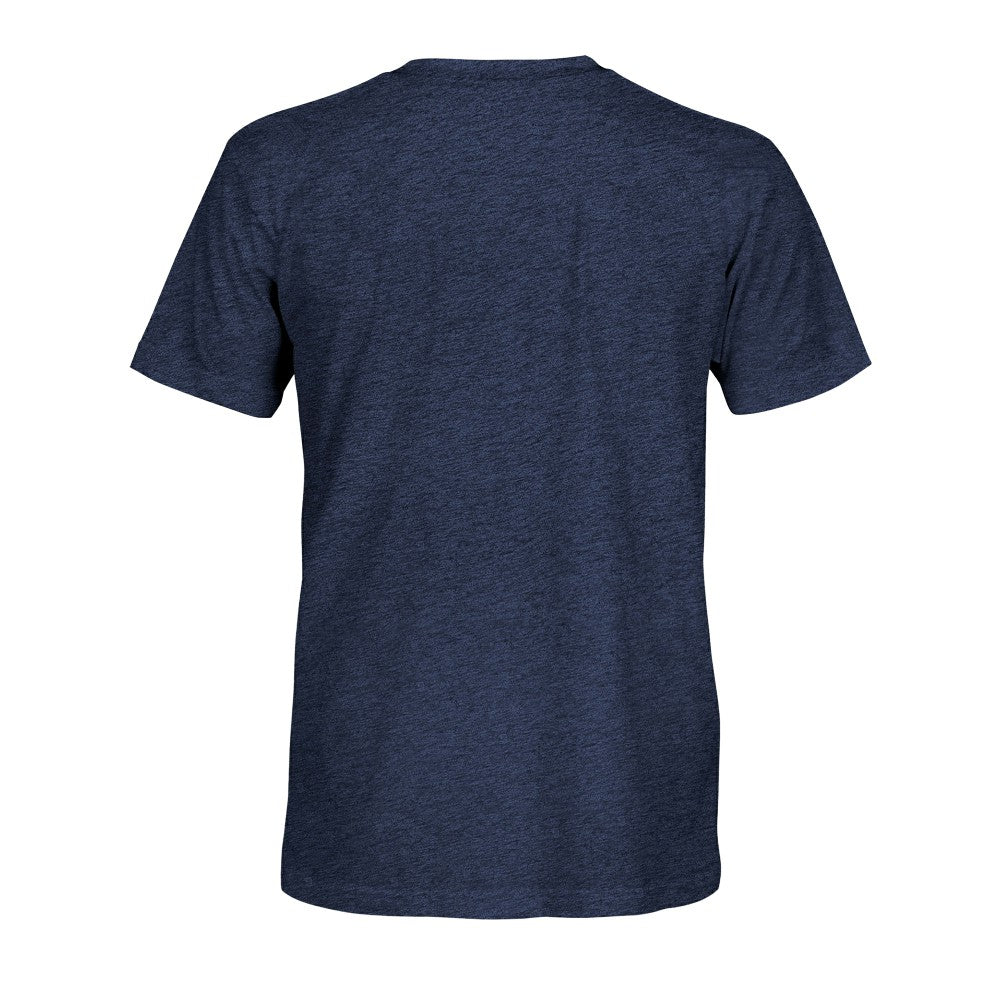 Spain National Team 1863FC Color Badge Tri-Blend T-Shirt Navy
