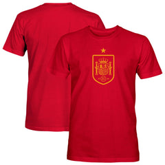 Spain National Team 1863FC Mono Badge T-Shirt Red