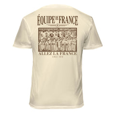 France National Team 1863FC Vintage Soft Wash T-Shirt Cream