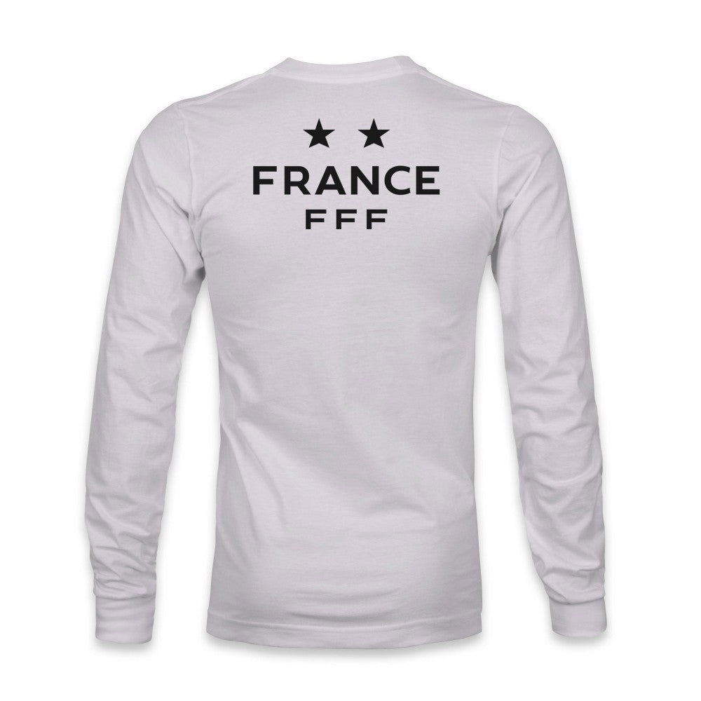 France National Team 1863FC Platinum Touch Long Sleeve T-Shirt Gray