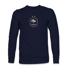 France National Team 1863FC Color Badge Long Sleeve T-Shirt Navy