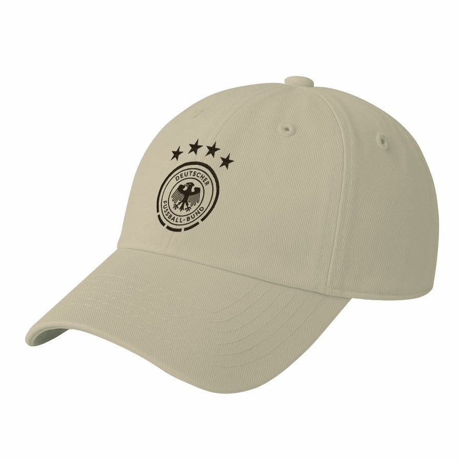 Germany National Team 1863FC Retro Badge Crew Adjustable Hat Cream