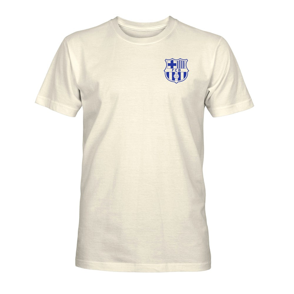 Barcelona 1863FC Own the Pitch Heavyweight T-Shirt Cream