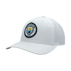 Manchester City 1863FC Mono Badge High Point Adjustable Hat White