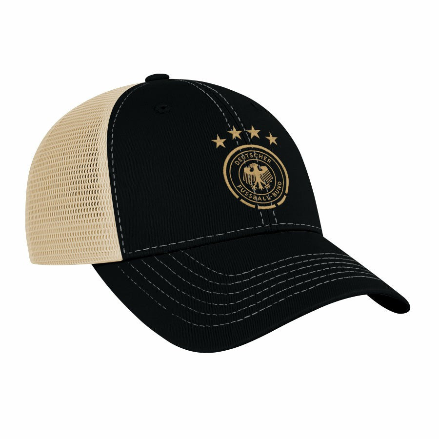 Germany National Team 1863FC Color Badge Offroad Adjustable Trucker Hat Black