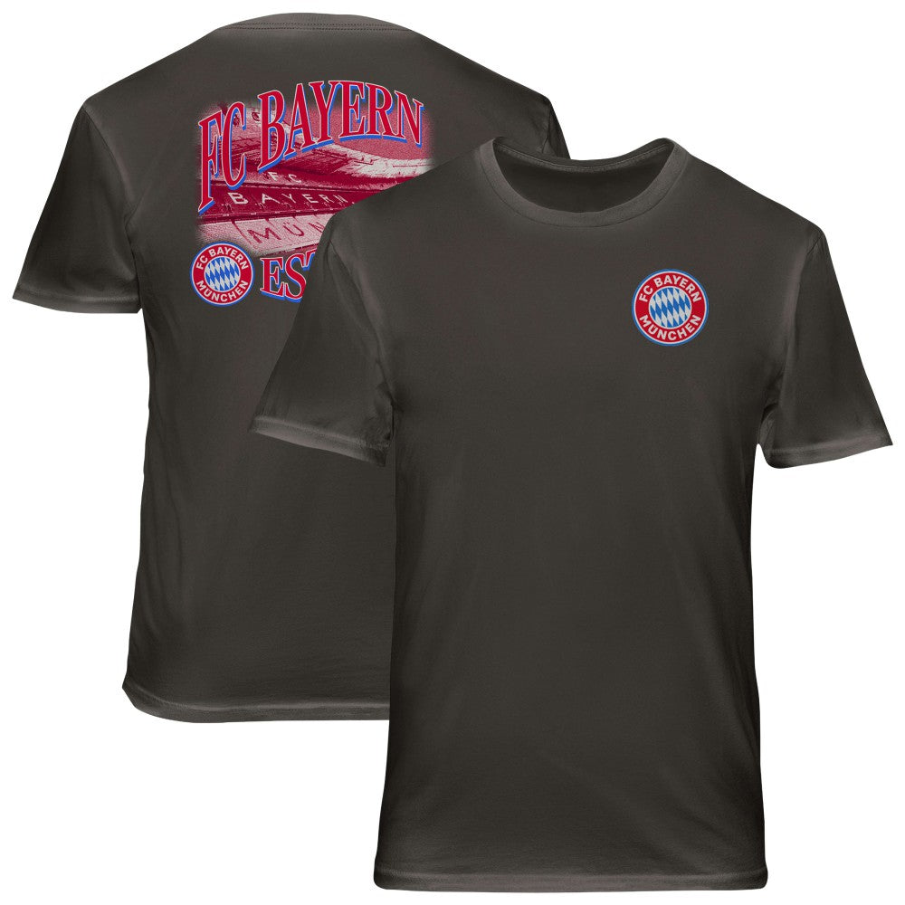 Bayern Munich 1863FC Duo-Tone Stadium Soft Wash T-Shirt Heather Gray