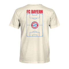 Bayern Munich 1863FC Duo-Tone Stadium Soft Wash T-Shirt Cream